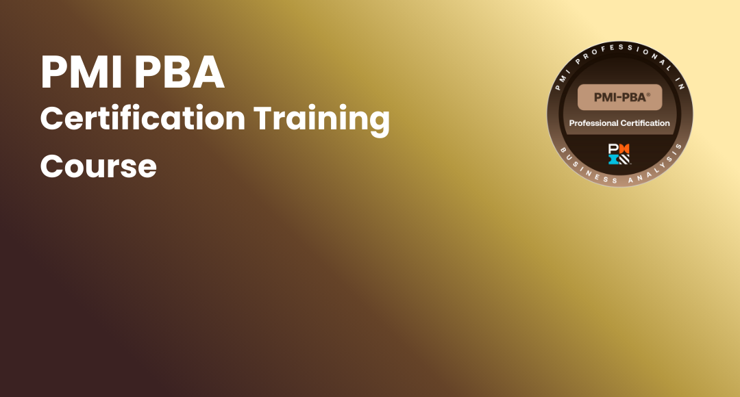 PMI PBA® Certification Training