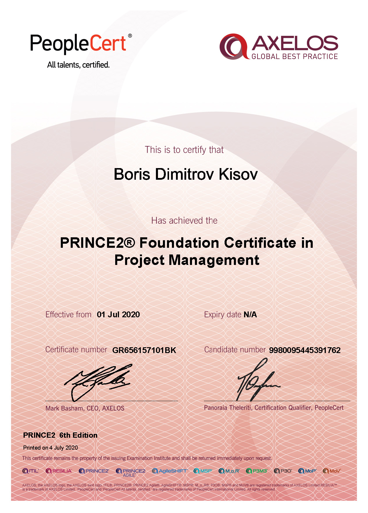prince2 foundation certification training