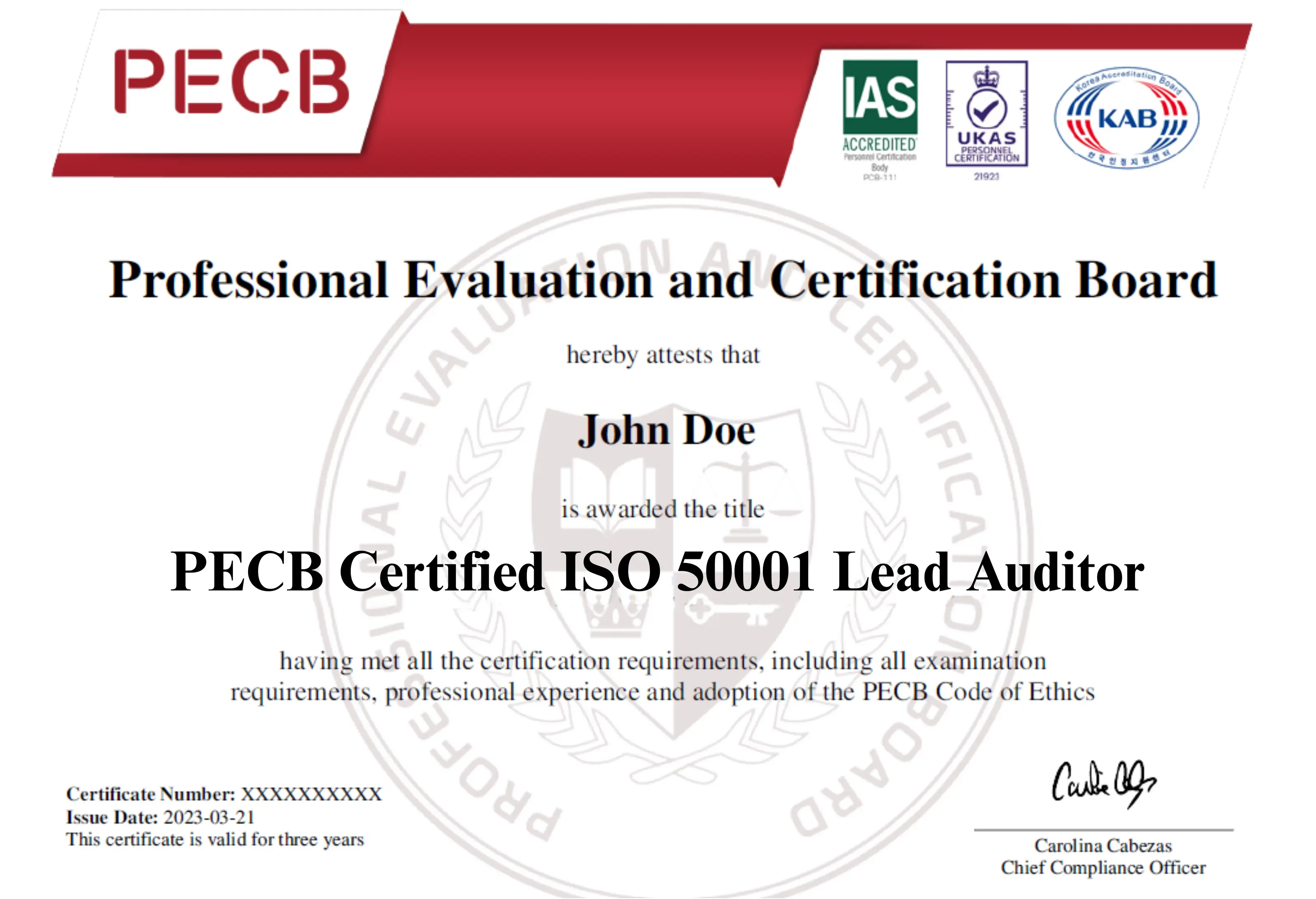 ISO 50001 Lead Auditor
