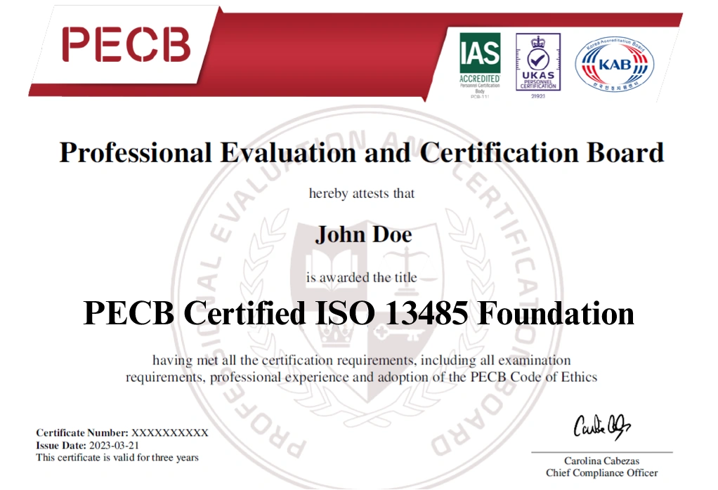 ISO 13485 Foundation